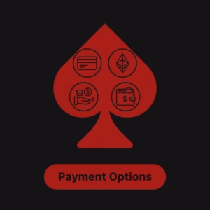 PlaceBet logo with icons of credit card, Ethereum, money handoff, and wallet, with the text "Payment Options" beneath.